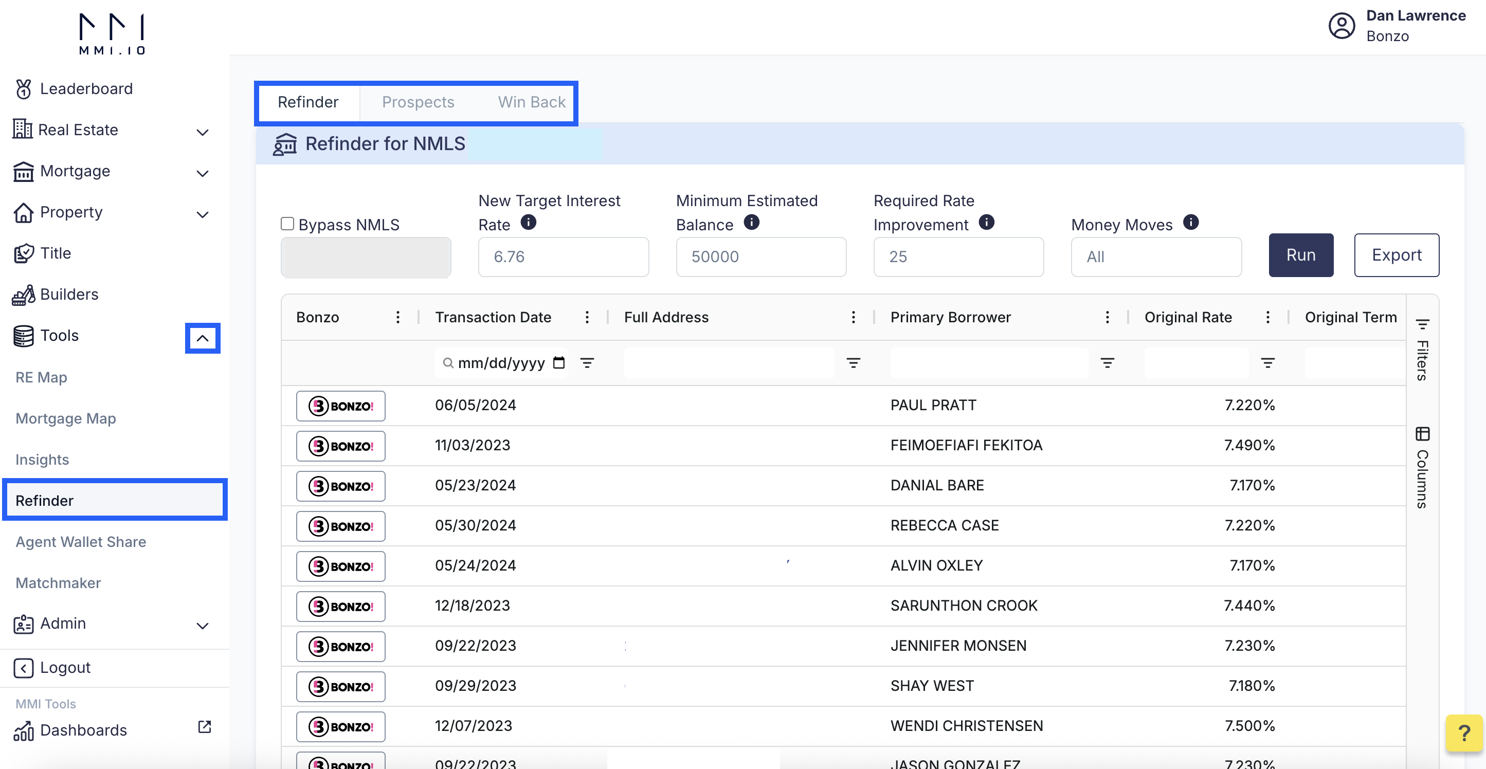 Tabs Overview Screenshot